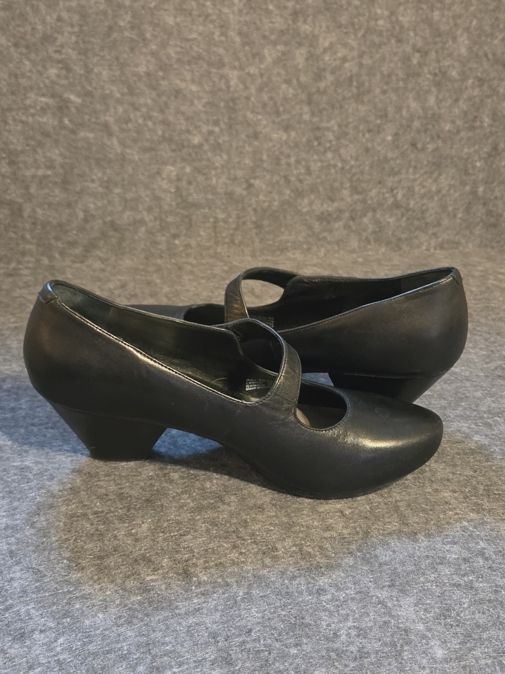 Dansko ladies Betty Leather Mary Jane Pumps 40 EUR black heels 9 US - Picture 4 of 7